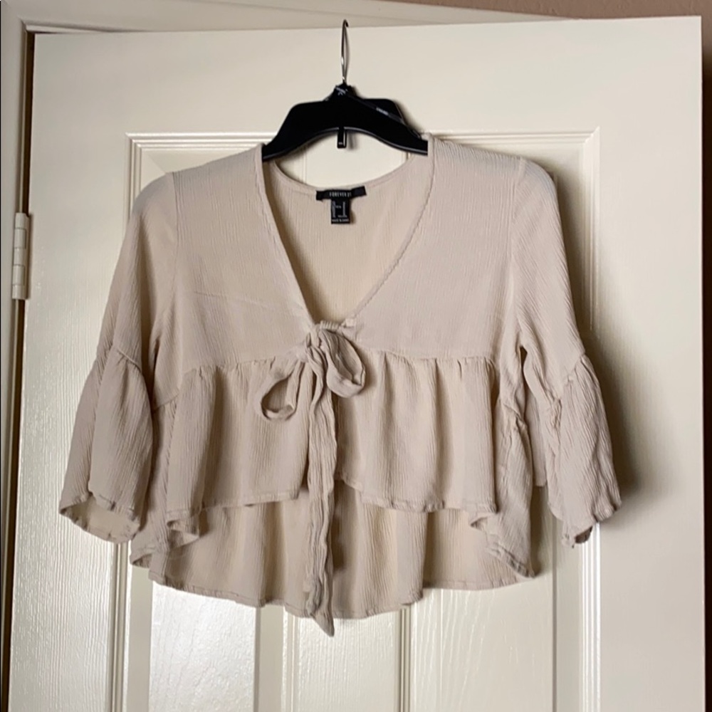 Sleeves Crop top
